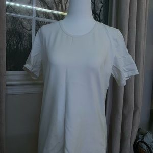 White Shirt with cute neck trim from D&Co.